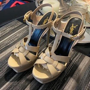 YSL tribute sandals, size 38